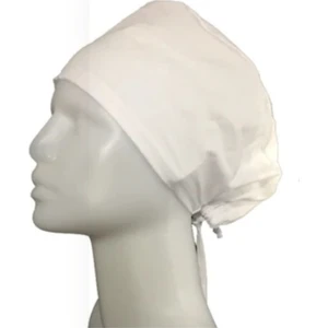 Nur Ortopedi Düz Beyaz Doktor Hemşire Hastane Aşçı Cerrahi Bonesi