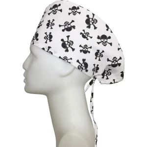 Nur Ortopedi Beyaz Kuru Kafa Doktor Hemşire Hastane Aşçı Cerrahi Bonesi