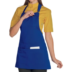 Medusa Forma Askılı Master Şef - Barista - Aşçı - Kuaför - Tattoo - Garson Önlüğü Saks Mavisi