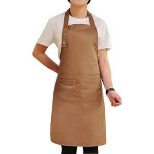 Medusa Forma Askılı Master Şef - Barista - Aşçı - Kuaför - Tattoo - Garson Önlüğü Taba
