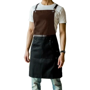 Medusa Forma Askılı Master Şef - Barista - Aşçı - Kuaför - Tattoo - Garson Önlüğü Kahverengi