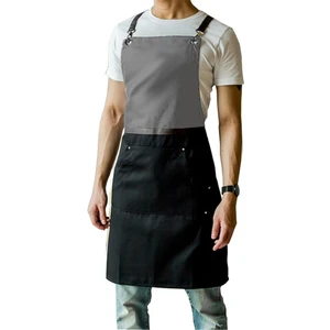 Medusa Forma Askılı Master Şef - Barista - Aşçı - Kuaför - Tattoo - Garson Önlüğü Gri