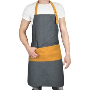 Medusa Forma Askılı Master Şef - Barista - Aşçı - Kuaför - Tattoo - Garson Önlüğü Sarı