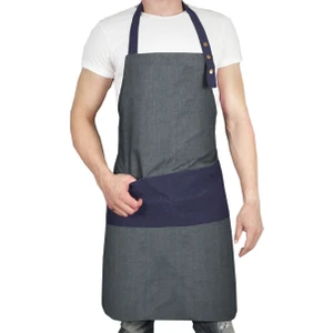 Medusa Forma Askılı Master Şef - Barista - Aşçı - Kuaför - Tattoo - Garson Önlüğü Lacivert