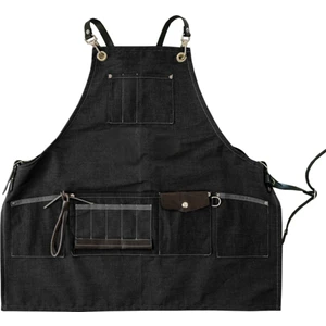 Medusa Forma Askılı Master Şef - Barista - Aşçı - Kuaför - Tattoo - Garson Önlüğü Siyah