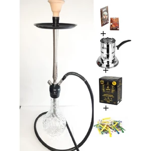 Akarsu Nargile Akarsu Deluxe Koya Kilitli Nargile Takımı + Elektrikli Ocak + Folyo + Sipsi
