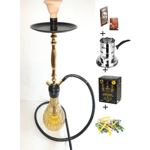 Akarsu Nargile Akarsu Deluxe Koya Kilitli Nargile Takımı + Elektrikli Ocak + Folyo + Sipsi