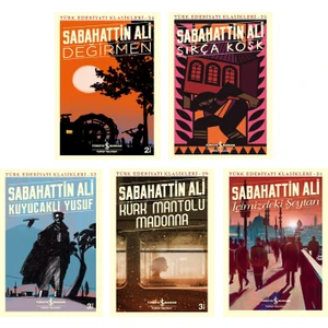 Sırça Köşk - Değirmen - Kürk Mantolu Madonna  - Kuyucaklı Yusuf  - Sabahattin Ali - 5´li Set