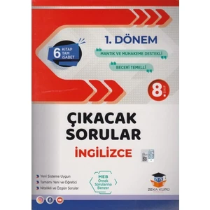 Zeka Küpü Yayınları 8. Sınıf LGS 1. Dönem Ingilizce Çıkacak Sorular
