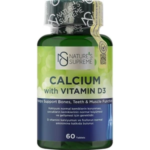Nature's Supreme Calcium With Vitamin D3 60 Tablet