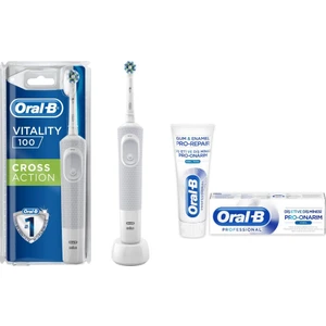 Cross Action Şarjlı Diş Fırçası + Oral-B Diş Macunu Pro Original