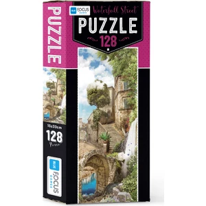 Blue Focus 128 Parça Puzzle Waterfall Street