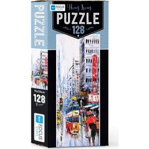 Blue Focus 128 Parça Puzzle Hong Kong