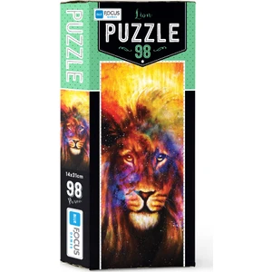 Blue Focus 98 Parça Puzzle Lion