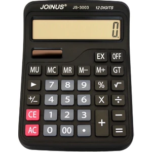 Joinus JS-3003 Hesap Makinası 12 Hane Siyah