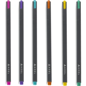 Fineliner Renkli Ince Uçlu Kalem 0.4  6'lı