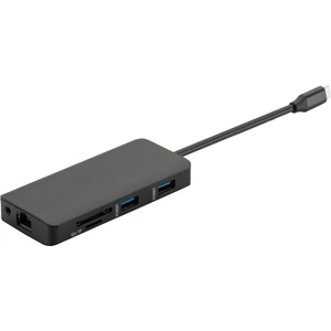 MF Product Shift 0492 9 in1 Dönüştürücü Hub Siyah 1xTYPE C Giriş  & 1xHDMI + 2x3.0 USB +1xTYPE C + 1x Micro SD + 1xSD + 1x Ethernet + 1x AUX + 1 x VGA Çıkış 