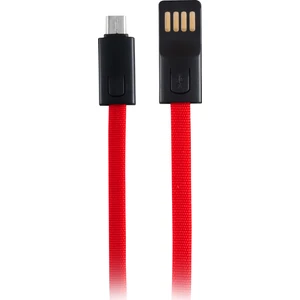 MF Product Jettpower 0047 Metal Başlıklı Örgülü 3A Micro Usb Hızlı Şarj Kablosu 20 cm Kırmızı