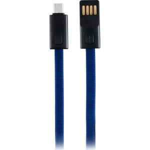 MF Product Jettpower 0047 Metal Başlıklı Örgülü 3A Micro Usb Hızlı Şarj Kablosu 20 cm Mavi