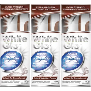 White Glo Çay -Kahve İçenlere Beyazlatıcı Diş Macunu 150g Avantajlı Paket X 3 Adet