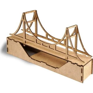 Wood Ahşap Kendin Yap Maket Köprü 311 x 65 x 137 mm