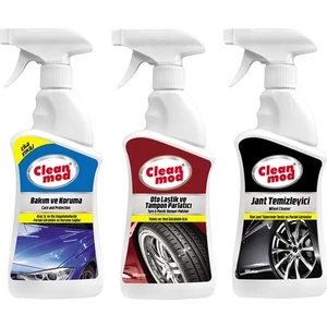 Cleanmod 3'lü Oto Dış Temizlik Koruma Seti