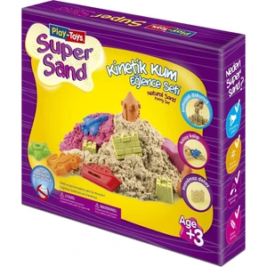 Super Sand Kinetik Kum Eğlence Seti 500 Gr + 6 Kalıp