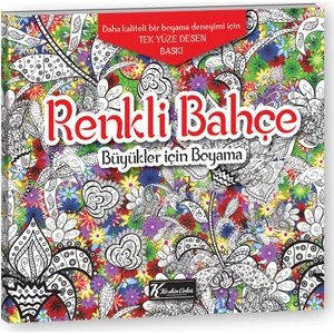 25 x 25 32 Yaprak Yetişkin Boyama Kit - Renkli Bahçe