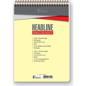 Keskin Color A4 Headline Bloknot Çizgisiz