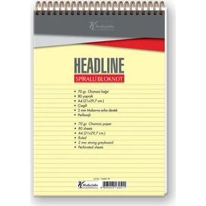 Keskin Color A4 Headline Bloknot Çizgili
