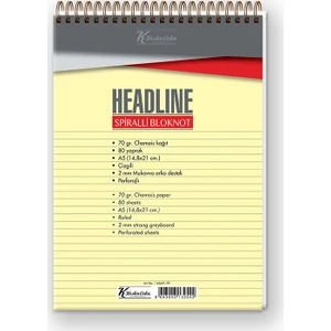 Keskin Color A5 Headline Bloknot Çizgili