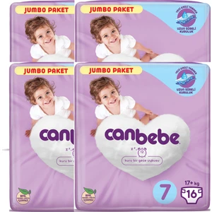 Bebek  Bezi 7 Beden 16'lı x 4 Paket