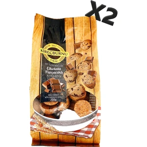 Kireçburnu Fırını Çikolata Parçacıklı Bi Lokmacık Kurabiye 200 gr x 2'li