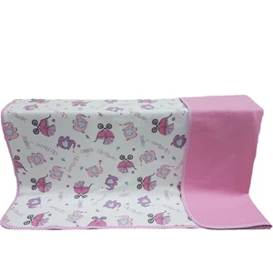 Zümra Çeyiz Flanel Pazen Bebek Battaniyesi Pembe