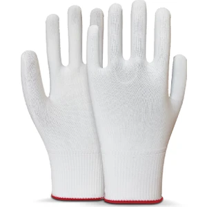 Polyester Örgü İş Eldiveni Beyaz No: 9