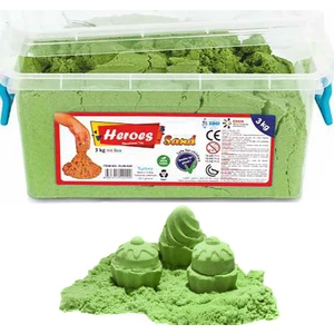 Kinetik Kum 3000 gr Yeşil