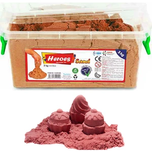 Kinetik Kum 3000 gr Kırmızı
