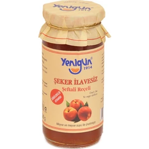 Şeker İlavesiz Şeftali Reçeli 290 gr