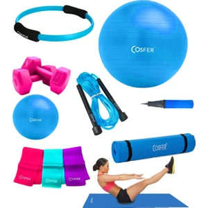 CSF-TR08 8 Parça Pilates Seti
