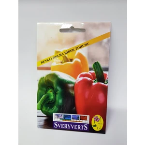 Renkli  Biber Tohumu Paket