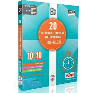 Nego Yayınları 8.Sınıf İnkılap Tarihi ve Atatürkçülük Denemeleri