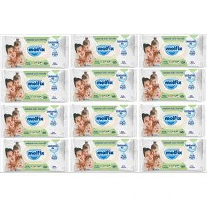 Izotonik Sulu Islak Mendil 60 Yaprak x 12'li