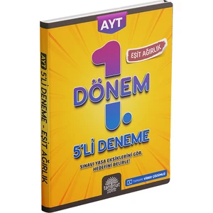 Tammat Yayıncılık AYT 1.Dönem Eşit Ağırlık 5'li Deneme 2020 Yeni Müfredat