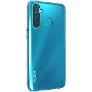 Realme 5 Pro Kılıf Transparent Soft Beyaz