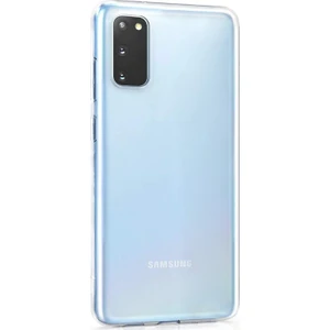 Samsung Galaxy S20 Kılıf Transparent Soft Beyaz