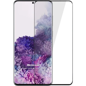 Samsung Galaxy S20 Ultra Tam Kaplayan Temperli Cam Ekran Koruyucu Siyah