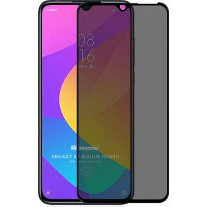 Xiaomi Mi 9 Lite Privacy 5d Gizlilik Filtreli Cam Ekran Koruyucu Siyah