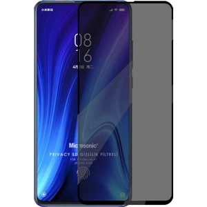 Xiaomi Mi 9t Privacy 5d Gizlilik Filtreli Cam Ekran Koruyucu Siyah