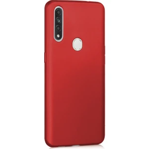 Matte Silicone Oppo A31 Kılıf Kırmızı