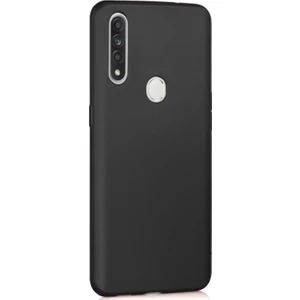 Matte Silicone Oppo A31 Kılıf Siyah